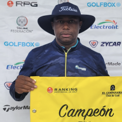 Triunfa Abraham Bermúdez en la etapa 11 del Ranking Profesional de Golf en El Campanario